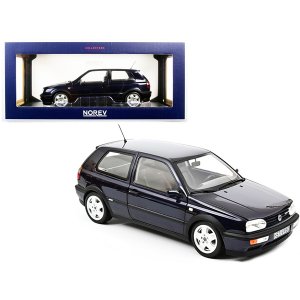 Norev 188462 1996 Volkswagen Golf Vr6 Dark Blue Metallic 118 Diecast M