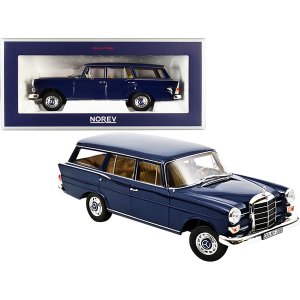 Norev 183599 1966 Mercedes Benz 200 Universal Dark Blue 118 Diecast Mo