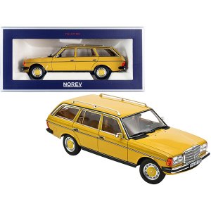 Norev 183734 1982 Mercedes Benz 200 T Yellow 118 Diecast Model Car By