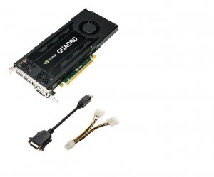 Nvidia VCQK4200-PB 4gb  Quadro K4200 Dvi-i 2x Display Ports Gddr5 Pci 