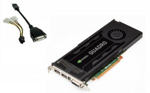 Nvidia 900-52033-0000-000 3gb  Quadro K4000 Dvi-i 2x Display Ports Gdd