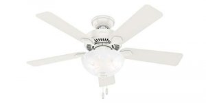 Hunter 50905 Swanson 44 Ceiling Fan White