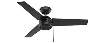 Hunter 50260 Cassius 44 Damp Rated Fan Blk