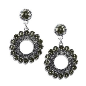 Claudia E8012.4 Gyre Earrings - Silver