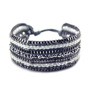 Claudia B8011.2 Looped Bracelet- Coal