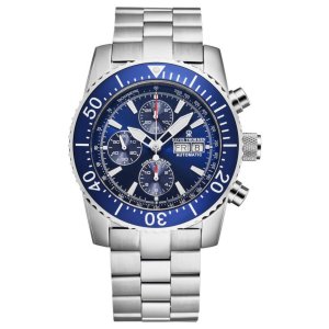 Brav 17030.6133 Revue Thommen 17030.6133 Men's 'divers' Blue Dial Day-