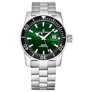 Brav 17030.2124 Revue Thommen 17030.2124 Men's 'diver' Green Dial Stai