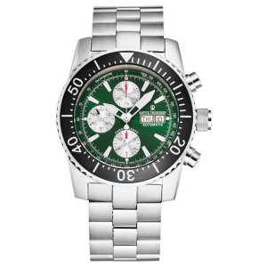 Brav 17030.6121 Revue Thommen 17030.6121 Men's 'divers' Green Dial Day