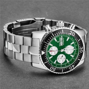 Brav 17030.6121 Revue Thommen 17030.6121 Men's 'divers' Green Dial Day