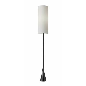 Homeroots.co 372653 Dramatic Floor Lamp Bell Shaped Base In Black Nick