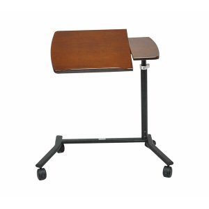 Homeroots.co 314829 22.5 X 13.75 X 23 Walnut Wood Laptop Table