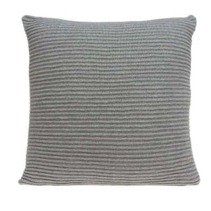 Homeroots.co 334267 20 X 7 X 20 Cool Transitional Gray Pillow Cover Wi