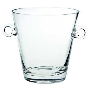 Homeroots.co 376149 8 Mouth Blown European Glass Ice Bucket Or Cooler