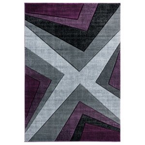 Homeroots.co 367165 22 X 32 Plum Olefin  Polypropylene Accent Rug