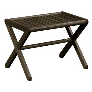 Homeroots.co 380054 Espresso Finish Wood Bench