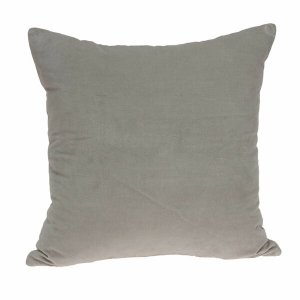 Homeroots.co 334242 22 X 7 X 22 Transitional Gray Solid Pillow Cover W