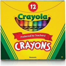 Crayola CYO 520012 Tuck Box 12 Crayons - Assorted - 12  Pack