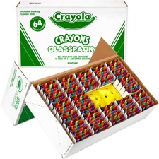 Crayola CYO 528019 Classpack Crayons Box - Assorted - 832  Box