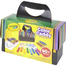 Crayola CYO 040382 Color Caddy 90 Art Tools In A Storage Caddy - Art, 