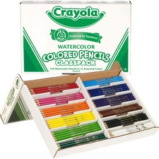 Crayola CYO 684240 Classpack Watercolor Pencil Set - Assorted Lead - W