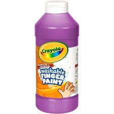 Crayola CYO 551316040 Washable Finger Paint - 16 Oz - 1 Each - Violet