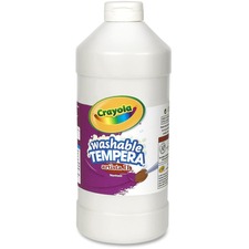 Crayola CYO 543132053 Washable Tempera Paint - 2 Lb - 1 Each - White