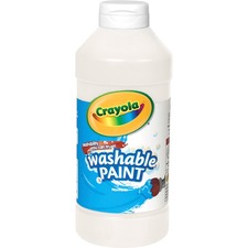 Crayola CYO 542016053 Washable Paint - 16 Oz - 1 Each - White