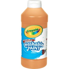 Crayola CYO 542016036 Washable Paint - 16 Oz - 1 Each - Orange