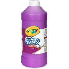 Crayola CYO 543132040 Washable Tempera Paint - 1 Quart - 1 Each - Viol