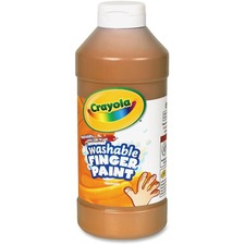 Crayola CYO 551316007 Washable Finger Paint - 16 Oz - 1 Each - Brown