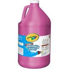 Crayola CYO 54212869 Gallon Size Washable Paint - 1 Gal - 1 Each - Red