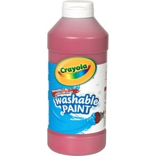 Crayola CYO 542016038 Washable Paint - 16 Oz - 1 Each - Red