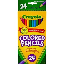 Crayola CYO 684024 Presharpened Colored Pencils - 3.3 Mm Lead Diameter