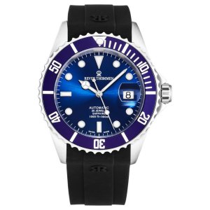 Brav 17571.2828 Revue Thommen 17571.2828 Men's 'diver' Blue Dial Rubbe