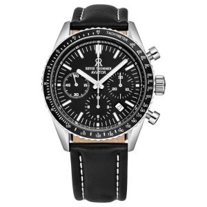 Brav 17000.6537 Revue Thommen Men's 17000.6537 'aviator' Black Dial Le