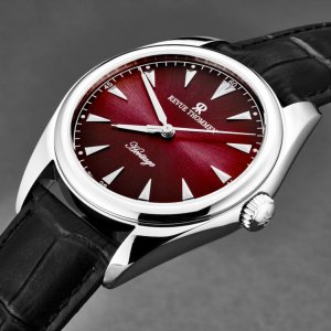 Brav 21010.2536 Revue Thommen 21010.2536 Men's 'heritage' Red Dial Bla