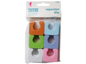 Bulk MK427 Trim 12 Pack Single Foam Toe Separators