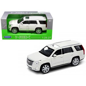 Welly 24084w 2017 Cadillac Escalade With Sunroof White 124-127 Diecast