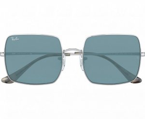 Glop RB1971-919756 Ray-ban Rb1971-919756 Unisex Polished Silver Square