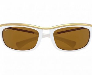 Glop RB2319-128933 Ray-ban Rb2319-128933 Unisex Polished White Rectang