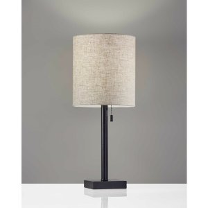 Homeroots.co 372489 Dark Bronze Metal Table Lamp