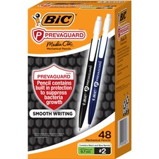 Bic BIC MPCMA48 Antimicrobial Mechanical Pencils - 2 Lead - 0.7 Mm Lea