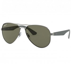 Glop RB3523-0299A Ray-ban Rb3523-0299a Unisex Matte Gunmetal Pilot Gre