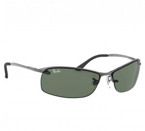 Glop RB3183-004/71 Ray-ban Rb3183-00471 Unisex Polished Gunmental Rect