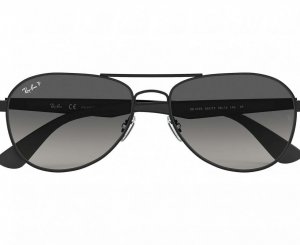 Glop RB3549-002T3 Ray-ban Rb3549-002t3 Unisex Polished Black Pilot Gre