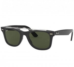 Glop RB4540-601/31 Ray-ban Rb4540-60131 Unisex Black Wayfarer Green Le