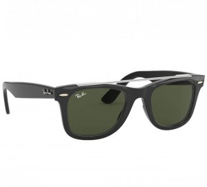 Glop RB4540-601/31 Ray-ban Rb4540-60131 Unisex Black Wayfarer Green Le