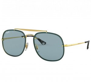 Glop RB3583N-917380 Ray-ban Rb3583n-917380 Unisex Gold Square Blue Cla