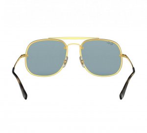 Glop RB3583N-917380 Ray-ban Rb3583n-917380 Unisex Gold Square Blue Cla