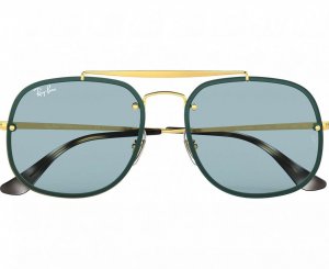 Glop RB3583N-917380 Ray-ban Rb3583n-917380 Unisex Gold Square Blue Cla